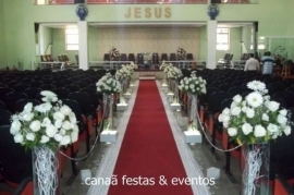 canaã decoração igrejas, chácaras, salões