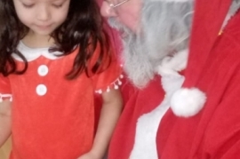 Papai Noel para visitas,Noite de Natal, Residencia